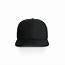 AS Colour Trim Snapback Cap  Black Uniform Edit