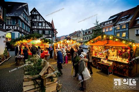 Christmas Market Gengenbach Black Forest Baden Wuerttemberg Germany