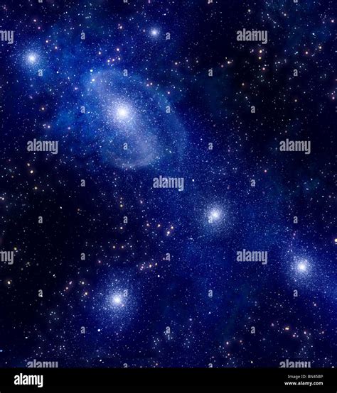 Deep Outer Space Background With Stars And Nebula Stock Photo Alamy