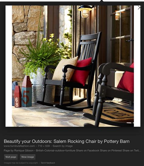 Some are made from materials such as teak and acacia wood, and … Love this | Rocking chair front porch, Porch furniture ...