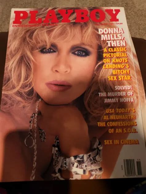 Playboy Magazine November Playmate Renee Tenison Donna Mills