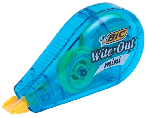 Bic Wite Out Mini Correction Tape White Pack Of 12