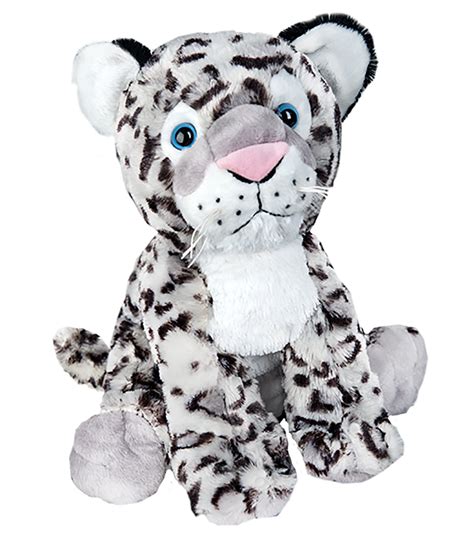 Record Your Own Plush 16 Inch Snow Leopard Ready To Love In A Few
