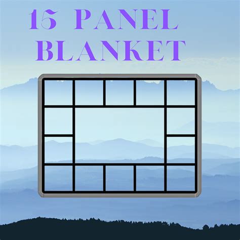 Sublimation 15 Panel Sublimation Blanket Blanks Etsy