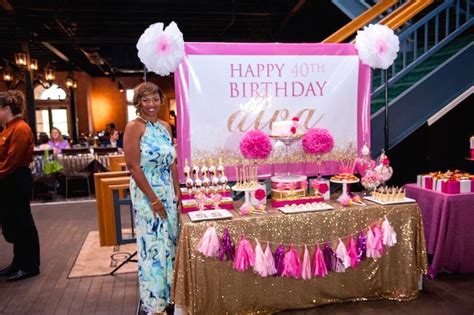 Maybe you would like to learn more about one of these? Kara's Party Ideas Glamorous Pink + Gold 40th Birthday ...