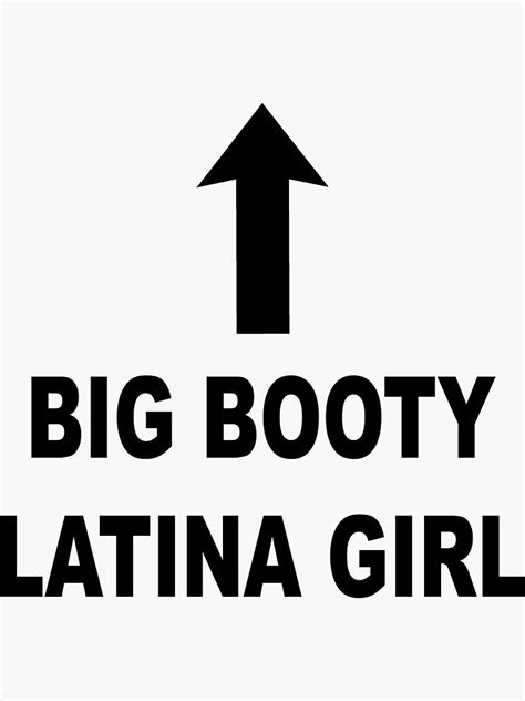 Big Booty Latina Girl Sticker For Sale By Jamesjaggs Redbubble