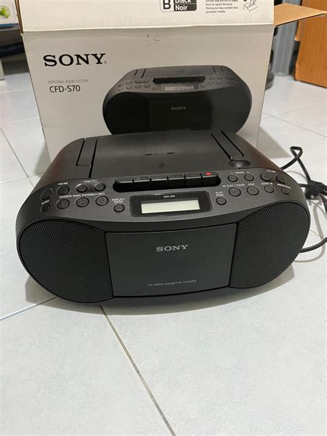 Sony Cdcassette Boombox With Radio Hobbies And Toys Music And Media Cds