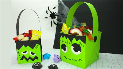Diy Halloween Bag How To Make Paper Bag Diy For Halloween Trick Or