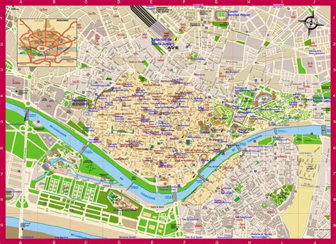 El mapa político de sevilla muestra como ciudad principal a la capital, sevilla, desde la que se dirigen los 105 municipios agrupados en comarcas siguiendo un. Mapa de Sevilla, España - Tamaño completo