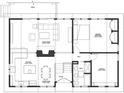 This design allows for an enlarged living space where guests in the kitchen, living room, dining room, and even the sun room can all engage in conversation. Better space instead of more space - Bennett Frank McCarthy