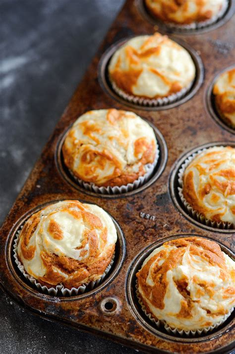 Pumpkin Cream Cheese Swirl Muffins | Pumpkin cream cheeses, Pumpkin muffin recipes, Pumpkin cream
