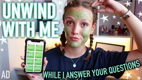 Unwind Chill With Me While I Answer Questions Do Some Skincare Ad Youtube