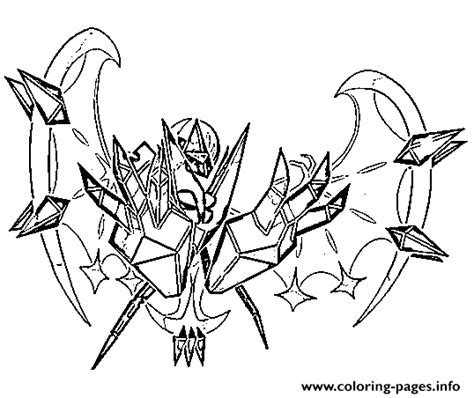 I dyed my hair firey/fall colors a bit ago, and i feel like that new pokemon, solgaleo, when i neglect. Necrozma Aa Pokemon Legendary Generation 7 Coloring Pages ...