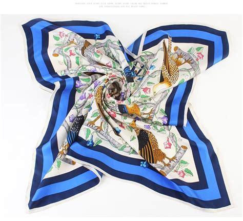 Custom Made Digital Printed On Chinese 100 Twill Silk Scarves Buy