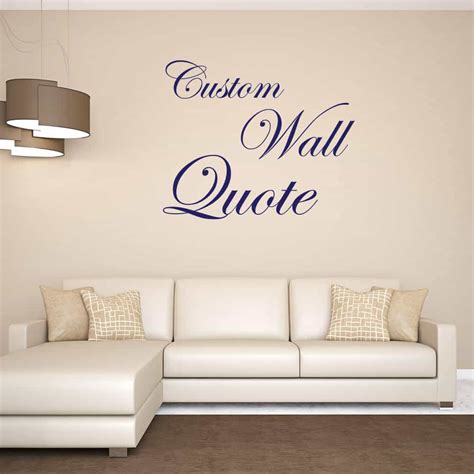 Can Customize To Any Quote You Like Wall Decal Wall D Cor Home Living Aloli Ru