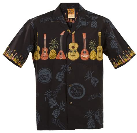 Ukulele Hawaiian Aloha Shirt Aloha Shirt Hawiian Shirts Shirts