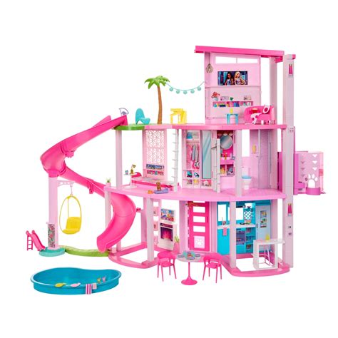 Barbie Dreamhouse Pool Party Doll House Hmx10 Mattel