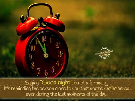 Saying Good night is not a formality  Good Night Pictures