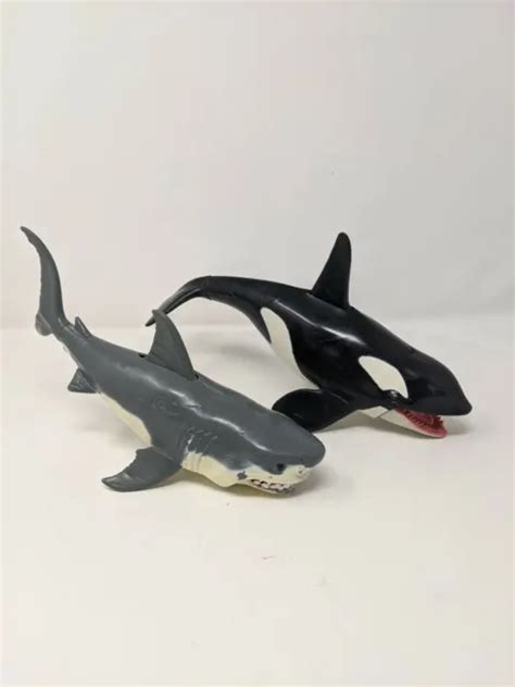 Chap Mei Toys R Us Orca Killer Whale And Great White Mega Shark Jaws