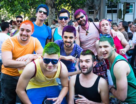 People Participating At The Gay Pride Parade In Madrid Editorial Stock Image Image Of Dignity