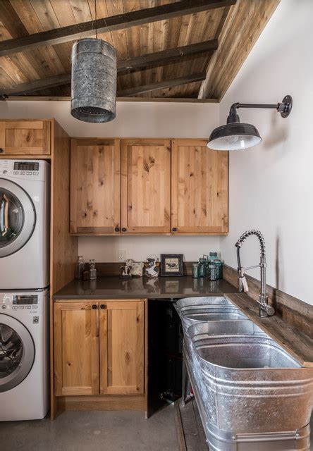 Enjoy free shipping on most stuff, even big stuff. Benson Creek Cabin - Rustic - Laundry Room - Seattle - by ...