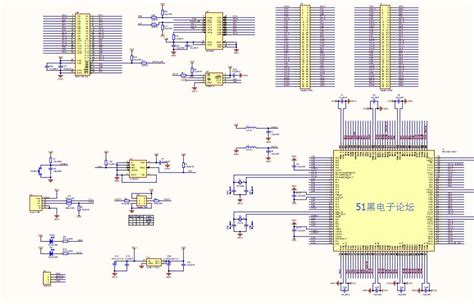 Stm32f103zet6核心板最小系统pcb原理图与pc13闪烁测试源程序 Stm328