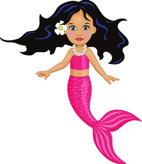 Cartoon Mermaid Clipart Free Download Transparent Png