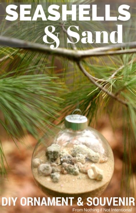 Turn Your Seashells And Sand Into These Easy Diy Christmas Ornaments