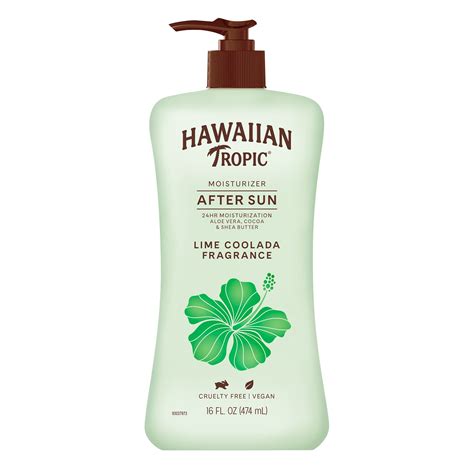 Hawaiian Tropic Lime Coolada After Sun Moisturizing Lotion Oz Includes Moisturizing Shea And