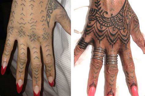 Rihannas Tattoos An Overview Tattoo For A Week