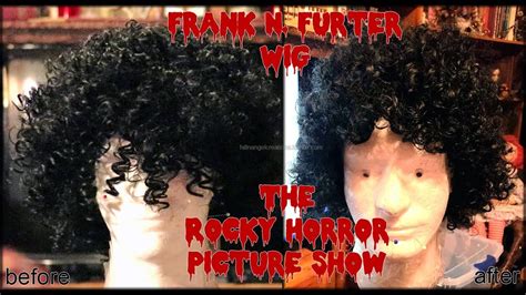Frank N Furter Wig Styling Rocky Horror Picture Show Youtube