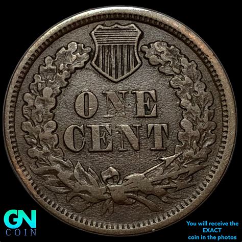 1864 L Indian Head Cent Penny E8664 Ebay