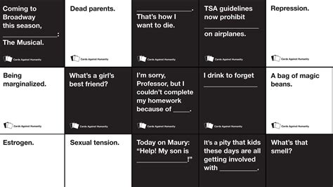 Letter Of Complaint Cards Against Humanity The New York Times