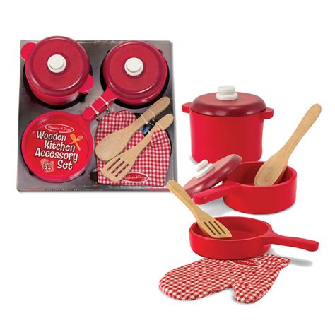 Play Kitchen Accessory Set Pot And Pans Melissa And Doug