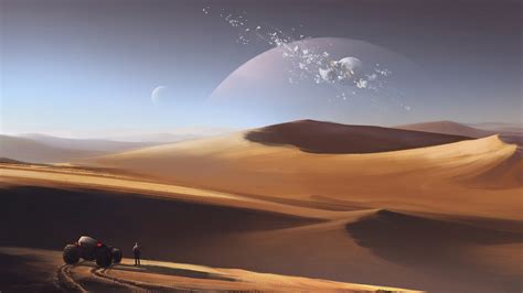 Desert On An Alien Planet Backiee