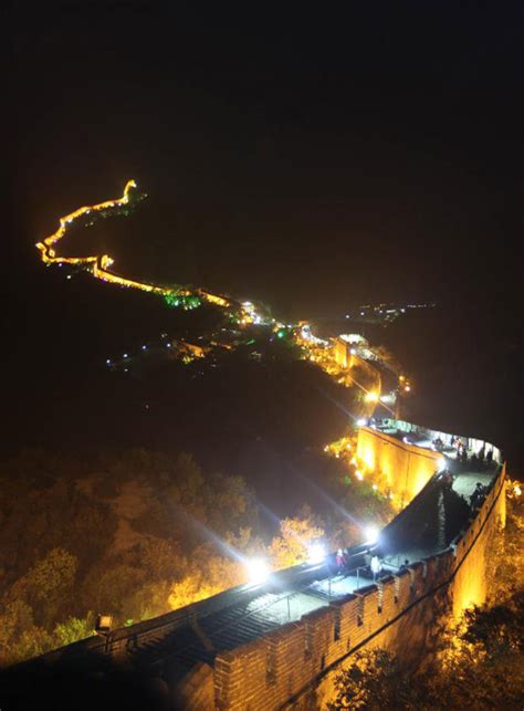Encyclopedia Great Wall Of China At Night
