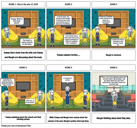 Comic Strip The Fun They Had Storyboard By B857b857