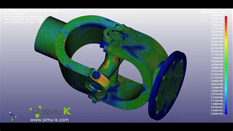 Ls Dyna Failure Simulation Of A Universal Joint With Erosion Youtube
