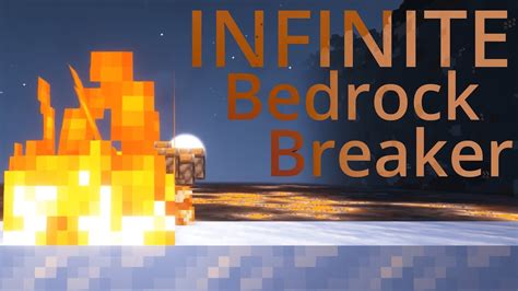 Loop Infinite Bedrock Breaker Minecraft 116 Youtube