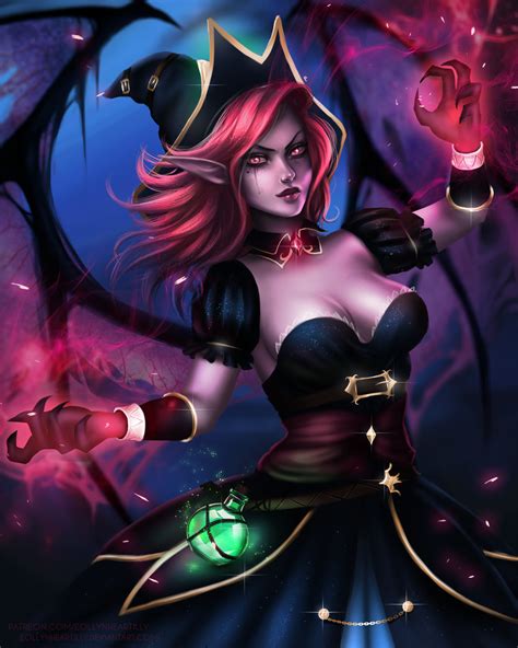 Artstation League Of Legends Bewitching Morgana