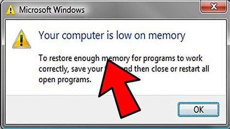 Guide To Solve Your Computer Is Low On Memory In Windows YouTube