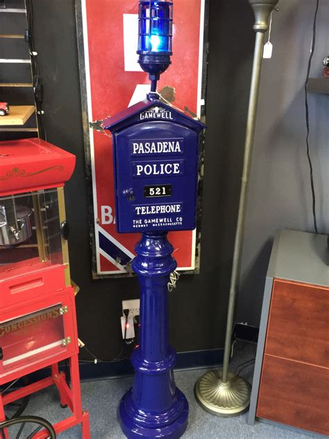Gamewell Pasadena Police Call Box Fully Restored And Working