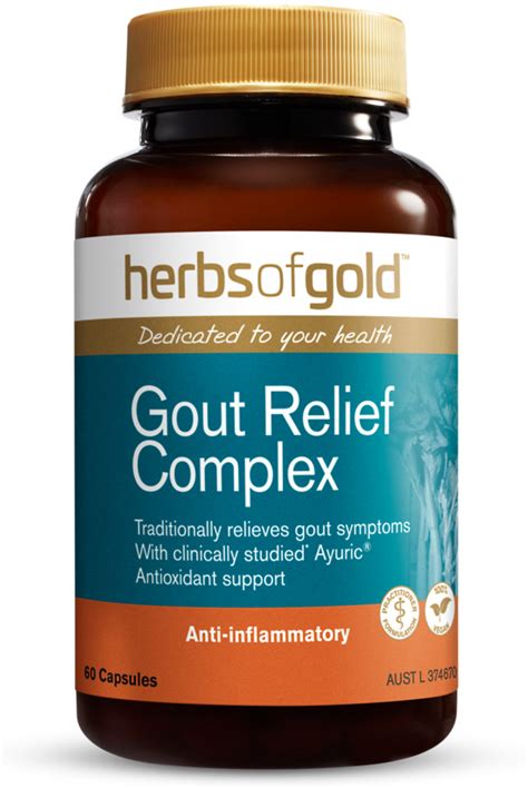 Herbs Of Gold Gout Relief Complex 35 To 40 Off Rrp Australian