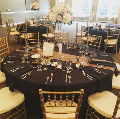 Spectacular Black And Gold Table Setting Ideas Veralexa