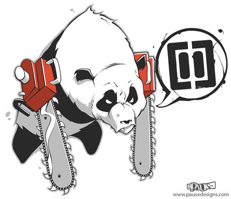 Chainsaw Panda By Pause Designs On Deviantart