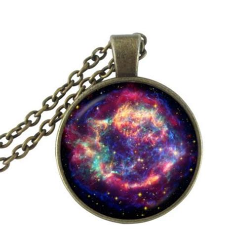 Nebula Space Pendant Astronomy Geek Jewelry Nebula Pendant Galaxy