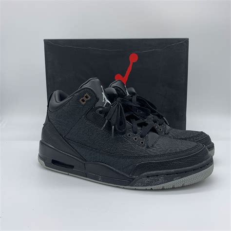 Air Jordan 3 Iii Retro Black Flip Pre Owned Kickzstore