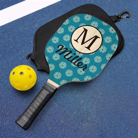 Personalized Initial Pickleball Pattern Paddle