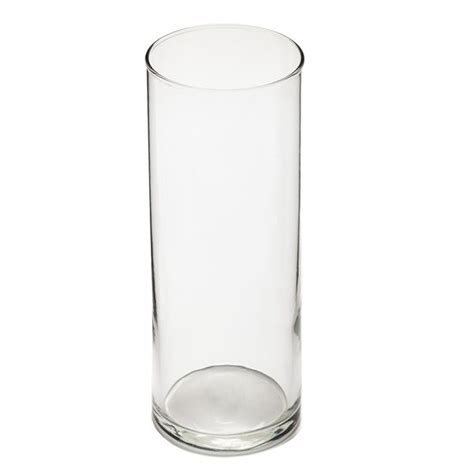Libbey 9 Inch High Large Glass Cylinder Vase Glass Cylinder Vases Cylinder Vase Glass