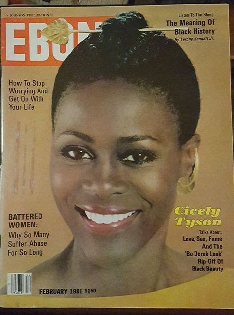 Vintage Ebony Magazine Featuring Cicely Tyson February 1981 Issue